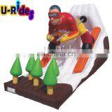 Snow Chocolate Inflatable Slide