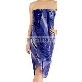 Blue Abstract Print Sarong thumbnail-4