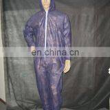 Disposable PP Microporous Coveralls With Hood Zipper thumbnail-1