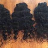 Indian Russian  Curly Human Hair Double Layers Wigs 100g 18 Inches