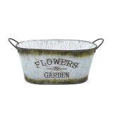 2018 Europe Style Design Galvanized Finish Metal Flower Pot Container thumbnail-2