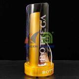 Gold Two Layers Wavy Bottle Presenter LED Bottle Presenter for Nightclub Bottle Presenter thumbnail-3