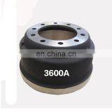 3600A Top Quality Cast Iron Truck Brake Drum thumbnail-1