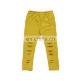 Hot Sale Newest Elastic Solid Black Leggings Fashion Girls Long Pants Leggings for Children thumbnail-2