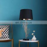 European Modern Design Creative Leaf Shape Iron Material Luxury Gold Table Lamps for Hotel Home Decor