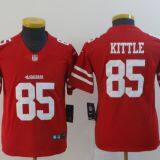 San Francisco 49ers #85 Kittle Kids Red Jersey