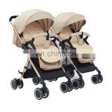 Factory Supply High View Double Baby Twins Baby Stroller Price thumbnail-1