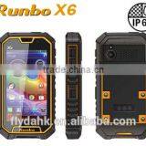 New Listing Runbo X6 IP67 Rugged Smart Mobile Phone With Quad Core Android 4.2 Walkie Talkie PTT thumbnail-5