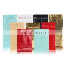 High Quality OEM Custom Digital Printing Matte Coffee Packaging Flat Bottom Coffee Bag With Valve thumbnail-2