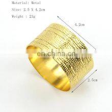 Hot Selling Gold Round Napkin Ring For Table Decoration For Wedding Hotel Home Table Decoration thumbnail-4