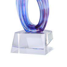 Factory Selling High Quality Anniversary Awards Star Liuli Glazed Trophy for Annual Awards thumbnail-2