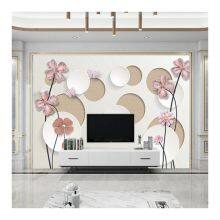 Floral 16D 18D 5D 3D New Launched Design Wall Mural Decoration Painting Home Wallpaper Murals Drop Ship thumbnail-3