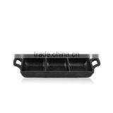 TRIONFO Mini Cast Iron Two Ears Cake Divid Pan Manufacturer