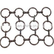 Hotel Ceiling 304 316 Stainless Steel Chainmail Ring Mesh Curtains