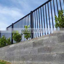 Used Welded Galvanized Black Powder Coating Wrought Iron Fence /Ranch /Garden/Pool Steel Fencing thumbnail-4