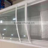 Grey Door Frame Curved Glass Door Chest Freezers thumbnail-3