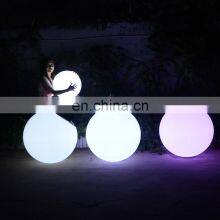 New LED Effect Disco Light/Big Cordless Floating Led Illuminated Swimming Pool Ball Light Rechargeable Led Hanging Ball thumbnail-1