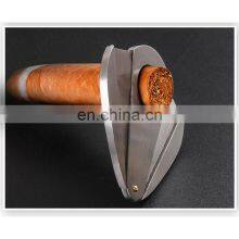 Factory Supply Desktop Engraved Manufacturer Logo Stainless Steel Scissors Luxury Custom Cigar Cutters thumbnail-3