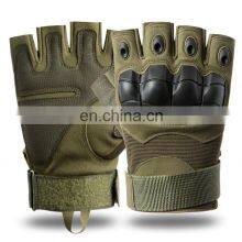 Hard Knuckle Fingerless Half Finger Climbing Outdoor Sport Workout Hunting Shooting Combat Tactical Gloves thumbnail-3