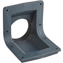 Oblique Scupper Parapet Side Roof Drain With 3 Inch Push On Outlet thumbnail-3