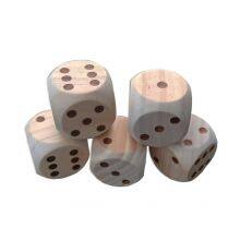 Manufacturers Customize Various 12-90mm Dice Game Props, Wooden Dice, Six Sided Educational Toys thumbnail-2