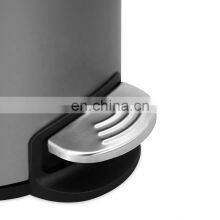 Household Products Rubbish Bin Steel Foot Pedal Dustbin Indoor Trash Can Kitchen Garbage Bin With Lid thumbnail-5