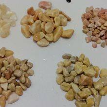 Wholesale Decoration Snow White Pebble Stone Clay White Coloured Pebbles White Pebbles Polished Stones thumbnail-1