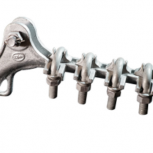 Aluminum Alloy Tension Clamp NLL-1-2-3 Optical Cable Pre Twisted Insulation Tension Clamp Wire Overhead Communication Line Fittings thumbnail-2