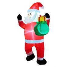 Inflatable Santa Claus With Inflatable Snow Globe – Perfect for Xmas Decor
