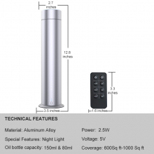 Customer Favorite Home Diffuser High Cost Performance One Touch Control Tower Waterless Scent Solution Machine thumbnail-3