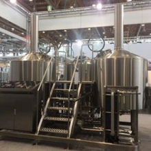 SUS 304 7Bbl Large Scale Brewing Equipment Semi Automatic Control System thumbnail-4