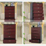 Custom-defined Livingroom Nightstand Elegant Cinese Red Steel Drawer Cabinet Half Height Storage Cabinet thumbnail-3