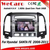 Wecaro WC-HS7024 Android 4.4.4 Car Dvd Player Quad Core Car Dvd Player for Hyundai Santa fe Stereo Playstore 2006-2011 thumbnail-1