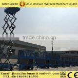 10m Product Description of Mobile Scissor Lift Platform 300kg thumbnail-1