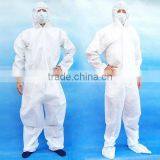 Disposable PP/SMS/PE Coated PP/Microporous Coverall Overall Suit thumbnail-2