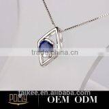 Hot Sale Fashion 925 Silver Jewerly American Diamond Necklace Sets thumbnail-3