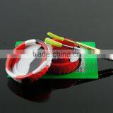 Fashion Silicone Wax Jar Silicone Pad Dab Wax Vaporizer Oil Mat thumbnail-1