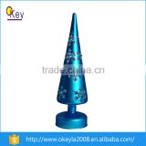 2016 newest Cheap blue glass christmas led tree decorations for sale