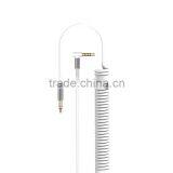 Joyroom S602 3.5mm Audio Cable 1.5M Universal Aux Spring Ure Stereo Audio Cable Male to Male MT-5794 thumbnail-2