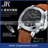 2015 Popular Own Logo Elegant Watch Genuine Leather Strap Brand Watches Men Watch thumbnail-4