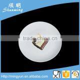 White Plastic Dinner Plate