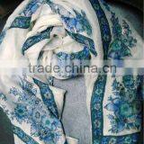 Printed Silk Scarves & Stoles thumbnail-1