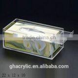 GH-RZ561 Customized Design Cute Acrylic Tissue Box Covers ,modern Acrylic Tissue Box Cover thumbnail-4