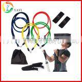 Wholesale 11 Piece Resistance Band Set With Exercise Tubes Quality Choice thumbnail-1