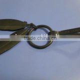 2016 new design metal key chain/faashion alloy key ring/metal key holder