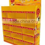 Durable Cardboard Floor Display Shelf For Toys Recyclable