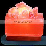 Himalayan Salt Lamp Fire Bowls Square With Chunks