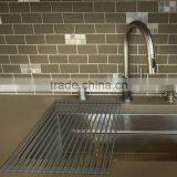 Roll Up Drying Rack Large Stainless Steel Dish Drainer thumbnail-2