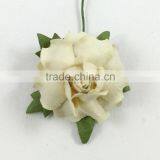 Cream, Small Handmade Mulberry Paper Flower, Wedding Party, Scrap-booking Crafts, Wholesale thumbnail-2