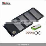 Soshine 10Watt Foldable Solar Panel Battery Charger for Mobile Phone/Ipad/power Bank